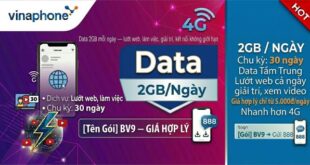 Gói Cước 2GB Vinaphone – Data Tầm Trung Giá Hợp Lý 2026