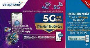 Gói cước 5G vinaphone